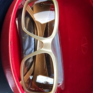Valentino gold glasses
